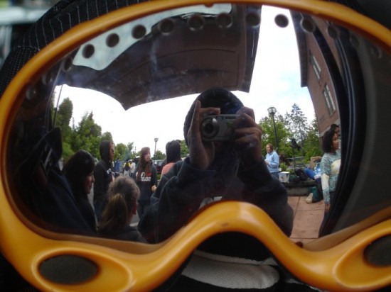 goggle photo shoot