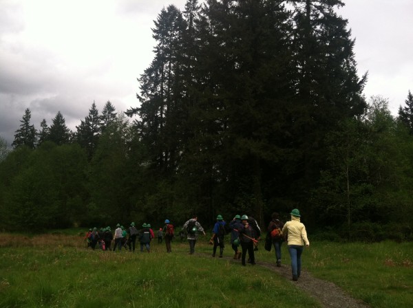 Trail work with the Washington Trails Association